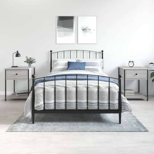 Noćni ormarići 2 kom boja hrasta 44x45x58 cm konstruirano drvo - Sivi hrast sonoma 2 Cijena