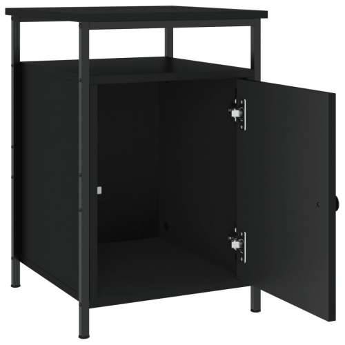 Noćni ormarići 2 kom crni 40x42x60 cm konstruirano drvo - Crna 2 Cijena