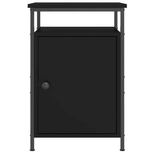 Noćni ormarići 2 kom crni 40x42x60 cm konstruirano drvo - Crna 2 Cijena