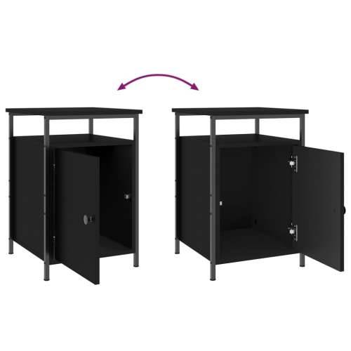 Noćni ormarići 2 kom crni 40x42x60 cm konstruirano drvo - Crna 2 Cijena