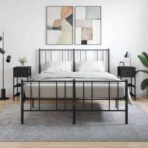 Noćni ormarići 2 kom crni 34 x 36 x 70 cm od konstruiranog drva - Crna 2 Cijena