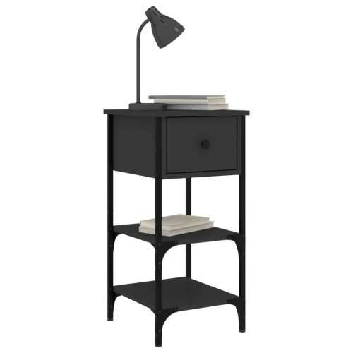 Noćni ormarići 2 kom crni 34 x 36 x 70 cm od konstruiranog drva - Crna 2 Cijena