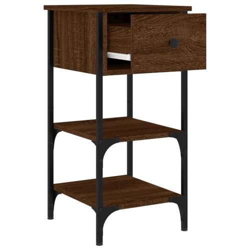 Noćni ormarići 2 kom boja hrasta 34x36x70 cm konstruirano drvo - Smeđi hrast 2 Cijena