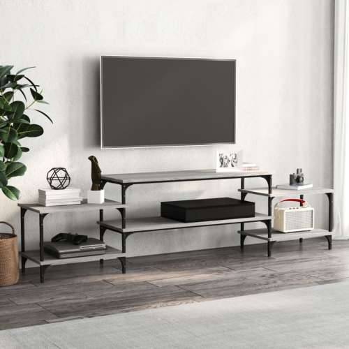TV ormarić boja hrasta sonome 197x35x52 cm konstruirano drvo - Sivi hrast sonoma 1 197 cm Cijena