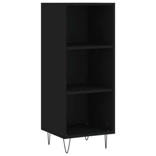 Komoda crna 34,5 x 32,5 x 90 cm od konstruiranog drva - Crna 1 Cijena