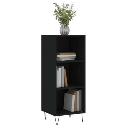 Komoda crna 34,5 x 32,5 x 90 cm od konstruiranog drva - Crna 1 Cijena