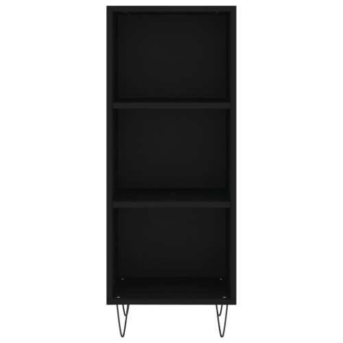 Komoda crna 34,5 x 32,5 x 90 cm od konstruiranog drva - Crna 1 Cijena