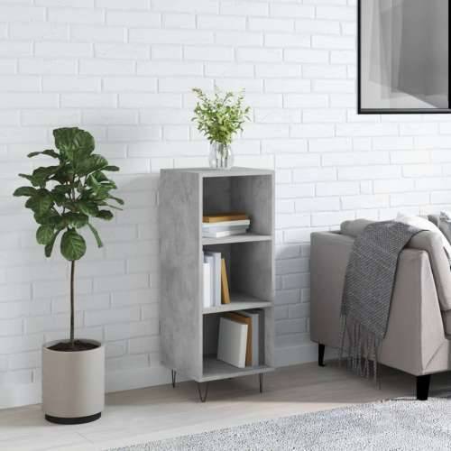 Komoda siva boja betona 34,5x32,5x90 cm od konstruiranog drva - Beton siva 1 Cijena