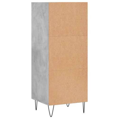 Komoda siva boja betona 34,5x32,5x90 cm od konstruiranog drva - Beton siva 1 Cijena