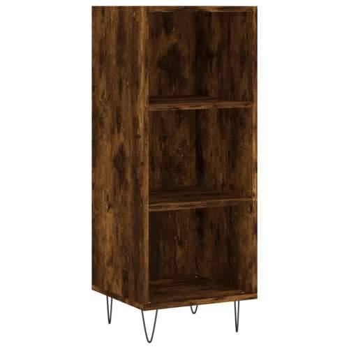 Komoda boja dimljenog hrasta 34,5x32,5x90 cm konstruirano drvo - Dimljeni hrast 1 Cijena