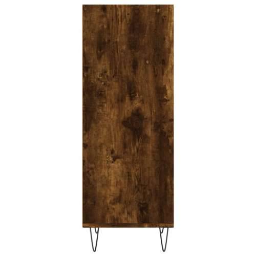 Komoda boja dimljenog hrasta 34,5x32,5x90 cm konstruirano drvo - Dimljeni hrast 1 Cijena