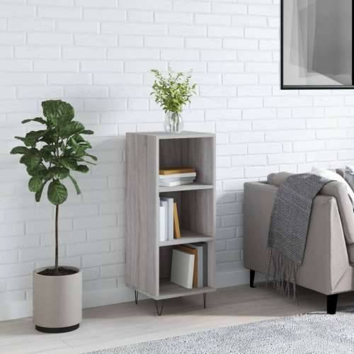 Komoda boja hrasta sonome 34,5x32,5x90 cm konstruirano drvo - Sivi hrast sonoma 1 Cijena