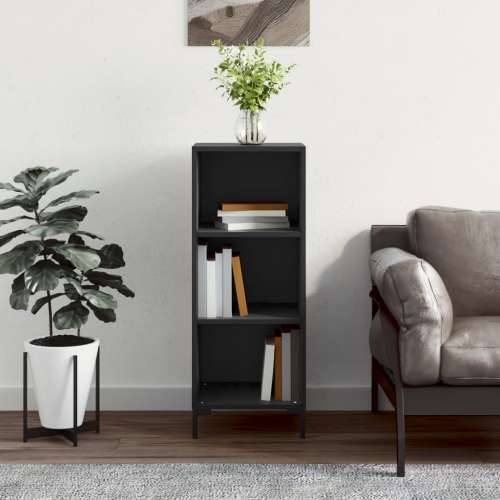 Komoda crna 34,5 x 32,5 x 90 cm od konstruiranog drva - Crna 1 Cijena