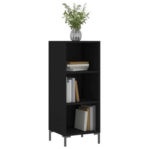 Komoda crna 34,5 x 32,5 x 90 cm od konstruiranog drva - Crna 1 Cijena