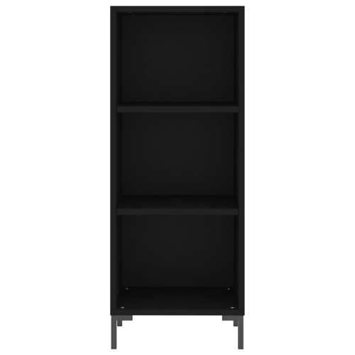 Komoda crna 34,5 x 32,5 x 90 cm od konstruiranog drva - Crna 1 Cijena