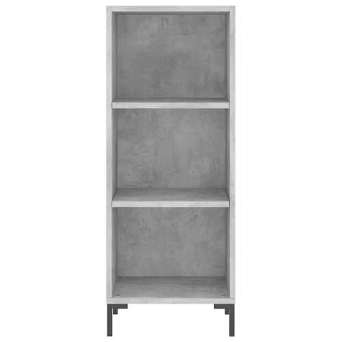 Komoda siva boja betona 34,5x32,5x90 cm od konstruiranog drva - Beton siva 1 Cijena