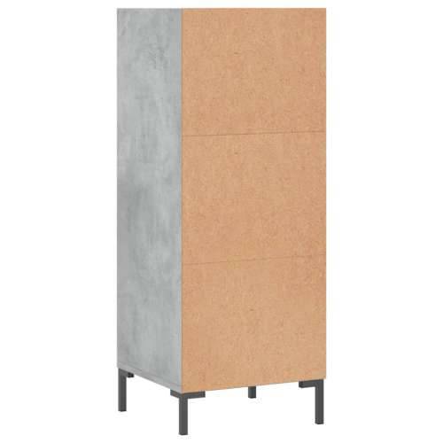 Komoda siva boja betona 34,5x32,5x90 cm od konstruiranog drva - Beton siva 1 Cijena