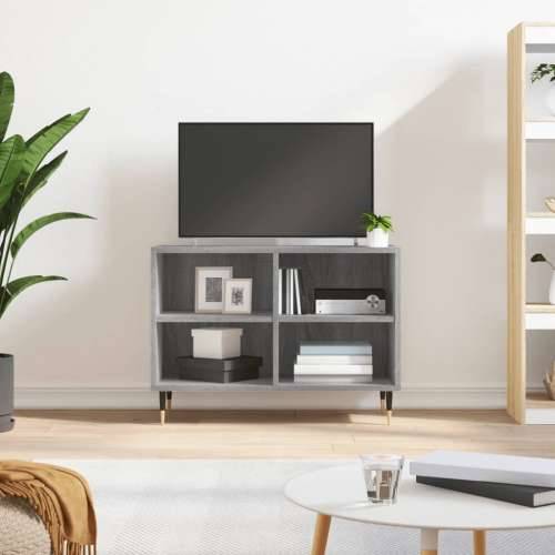 TV ormarić boja hrasta sonome 69,5x30x50 cm konstruirano drvo - Sivi hrast sonoma 1 Cijena