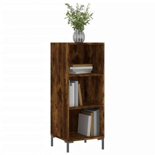 Komoda boja dimljenog hrasta 34,5x32,5x90 cm konstruirano drvo - Dimljeni hrast 1 Cijena