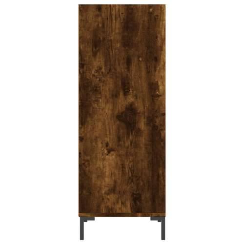 Komoda boja dimljenog hrasta 34,5x32,5x90 cm konstruirano drvo - Dimljeni hrast 1 Cijena