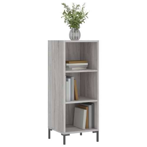 Komoda boja hrasta sonome 34,5x32,5x90 cm konstruirano drvo - Sivi hrast sonoma 1 Cijena
