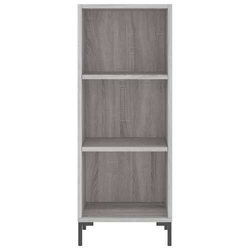 Komoda boja hrasta sonome 34,5x32,5x90 cm konstruirano drvo - Sivi hrast sonoma 1 Cijena