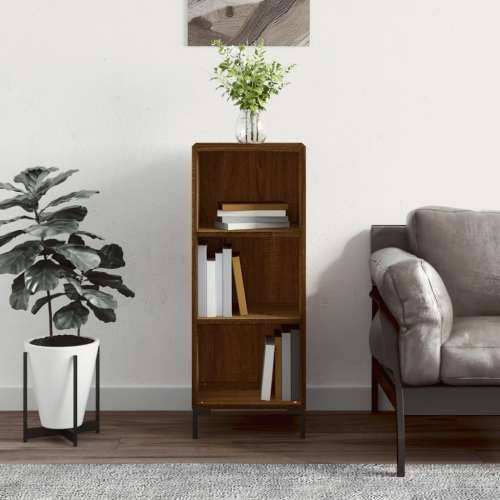 Komoda boja smeđeg hrasta 34,5x32,5x90 cm od konstruiranog drva - Smeđi hrast 1 Cijena