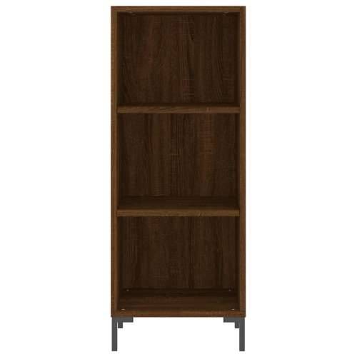 Komoda boja smeđeg hrasta 34,5x32,5x90 cm od konstruiranog drva - Smeđi hrast 1 Cijena