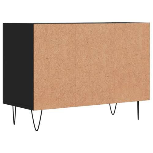 TV ormarić crni 69,5 x 30 x 50 cm od konstruiranog drva - Crna 1 Cijena