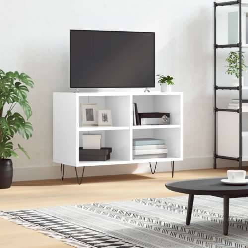 TV ormarić sjajni bijeli 69,5x30x50 cm od konstruiranog drva - Visoko sjajno bijela 1 Cijena