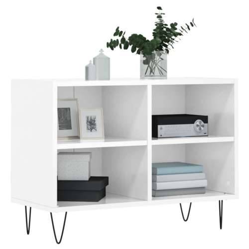 TV ormarić sjajni bijeli 69,5x30x50 cm od konstruiranog drva - Visoko sjajno bijela 1 Cijena