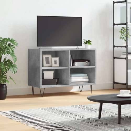 TV ormarić siva boja betona 69,5x30x50 cm konstruirano drvo - Beton siva 1 Cijena