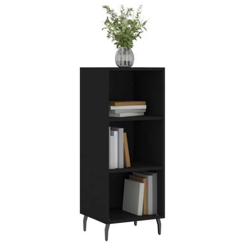 Komoda crna 34,5 x 32,5 x 90 cm od konstruiranog drva - Crna 1 Cijena
