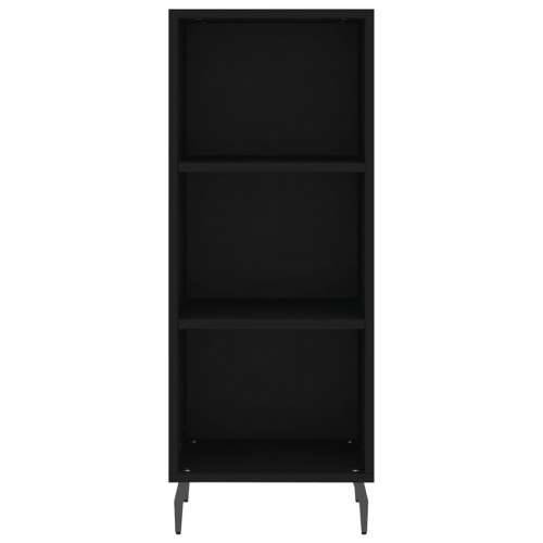 Komoda crna 34,5 x 32,5 x 90 cm od konstruiranog drva - Crna 1 Cijena