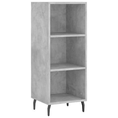 Komoda siva boja betona 34,5x32,5x90 cm od konstruiranog drva - Beton siva 1 Cijena