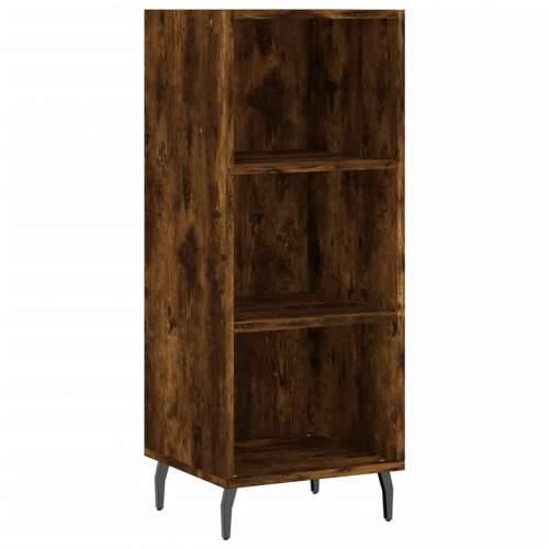 Komoda boja dimljenog hrasta 34,5x32,5x90 cm konstruirano drvo - Dimljeni hrast 1 Cijena