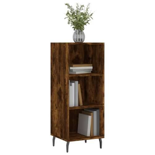 Komoda boja dimljenog hrasta 34,5x32,5x90 cm konstruirano drvo - Dimljeni hrast 1 Cijena