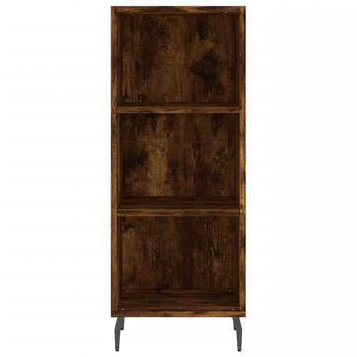 Komoda boja dimljenog hrasta 34,5x32,5x90 cm konstruirano drvo - Dimljeni hrast 1 Cijena