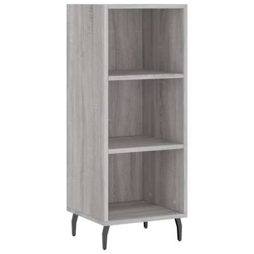 Komoda boja hrasta sonome 34,5x32,5x90 cm konstruirano drvo - Sivi hrast sonoma 1 Cijena