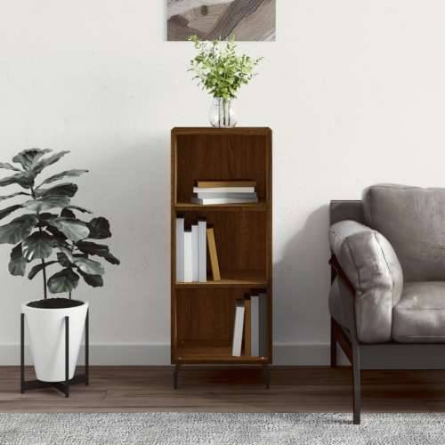 Komoda boja smeđeg hrasta 34,5x32,5x90 cm od konstruiranog drva - Smeđi hrast 1 Cijena