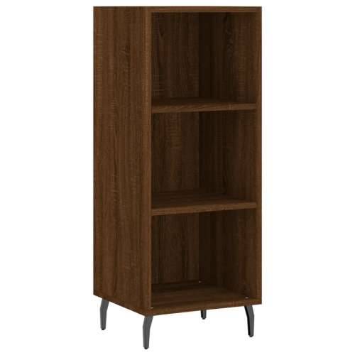 Komoda boja smeđeg hrasta 34,5x32,5x90 cm od konstruiranog drva - Smeđi hrast 1 Cijena