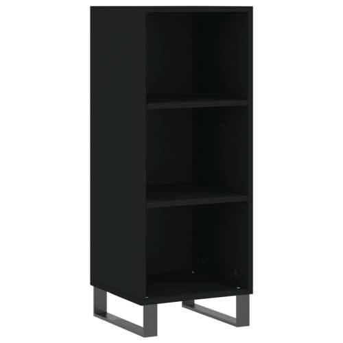 Komoda crna 34,5 x 32,5 x 90 cm od konstruiranog drva - Crna 1 Cijena