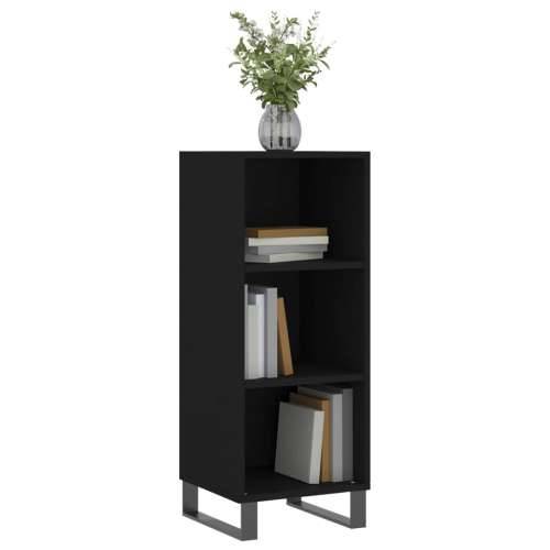 Komoda crna 34,5 x 32,5 x 90 cm od konstruiranog drva - Crna 1 Cijena