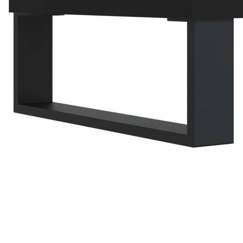 Komoda crna 34,5 x 32,5 x 90 cm od konstruiranog drva - Crna 1 Cijena