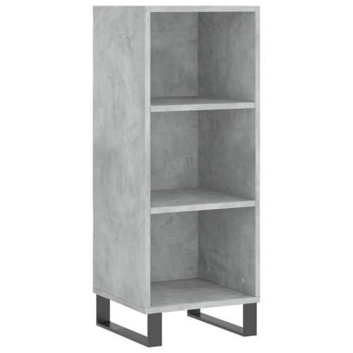 Komoda siva boja betona 34,5x32,5x90 cm od konstruiranog drva - Beton siva 1 Cijena