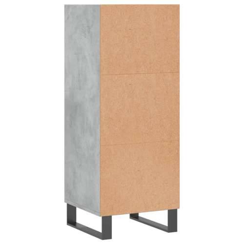 Komoda siva boja betona 34,5x32,5x90 cm od konstruiranog drva - Beton siva 1 Cijena