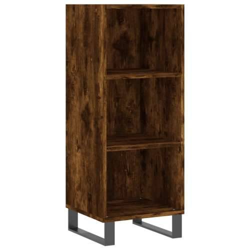 Komoda boja dimljenog hrasta 34,5x32,5x90 cm konstruirano drvo - Dimljeni hrast 1 Cijena