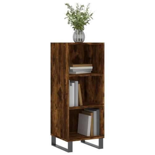 Komoda boja dimljenog hrasta 34,5x32,5x90 cm konstruirano drvo - Dimljeni hrast 1 Cijena