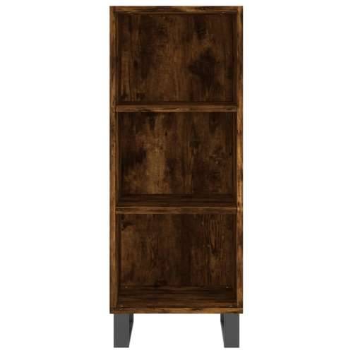Komoda boja dimljenog hrasta 34,5x32,5x90 cm konstruirano drvo - Dimljeni hrast 1 Cijena