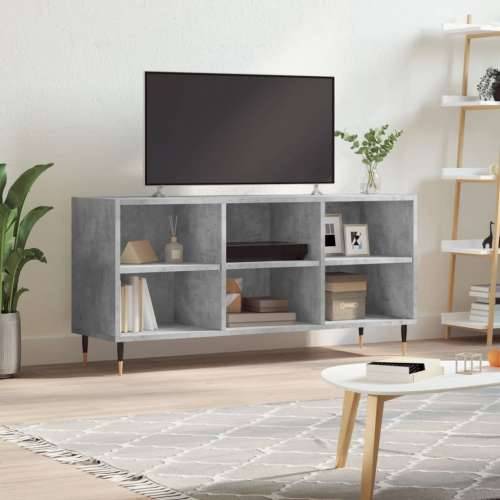 TV ormarić siva boja betona 103,5x30x50 cm konstruirano drvo - Beton siva 1 Cijena